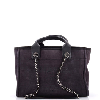Chanel Deauville NM Tote Mixed Fibers Small