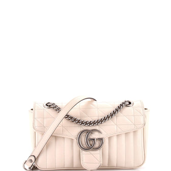 Gucci GG Marmont Flap Bag Mixed Matelasse Leather Small