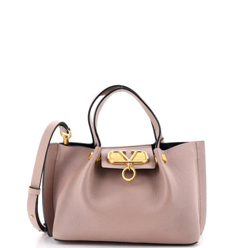 Valentino Garavani VLogo Escape Tote Leather Small