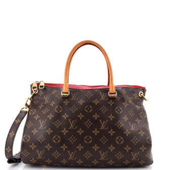 Louis Vuitton Pallas Tote Monogram Canvas with Leather