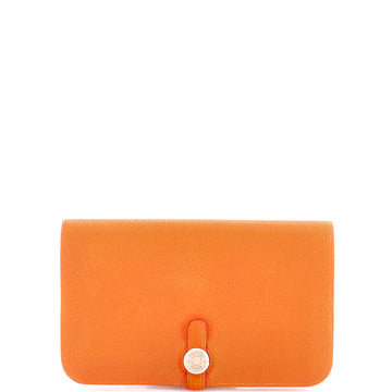 Hermes Dogon Duo Combined Wallet Leather