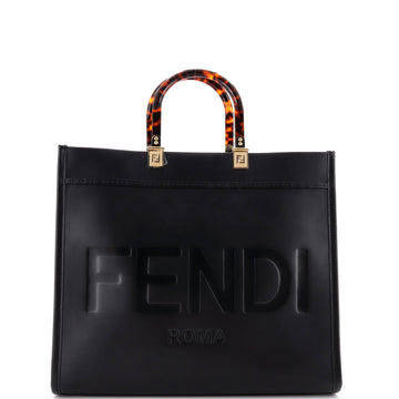 Fendi Sunshine Shopper Tote Leather Medium