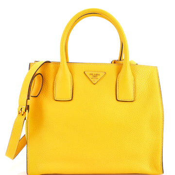 Prada Convertible Open Shopping Tote Vitello Daino Medium
