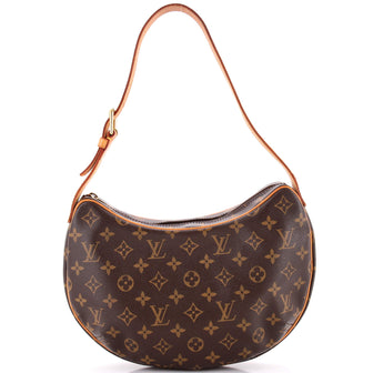 Louis Vuitton Croissant Handbag Monogram Canvas MM