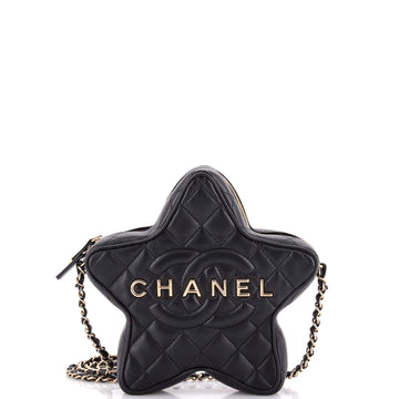 Chanel CC Walk of Fame Star Bag Quilted Lambskin