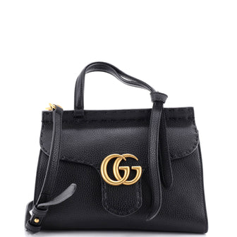Gucci GG Marmont Top Handle Bag Leather Mini