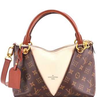 Louis Vuitton V Tote Monogram Canvas and Leather BB