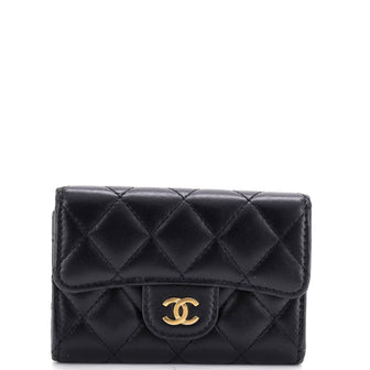 Chanel Classic Flap Card Case Quilted Lambskin