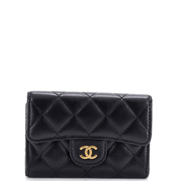 Chanel Classic Flap Card Case Quilted Lambskin