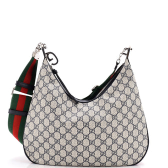 Gucci Attache Shoulder Bag GG Coated Canvas Medium