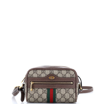 Gucci Ophidia Shoulder Bag GG Coated Canvas Mini