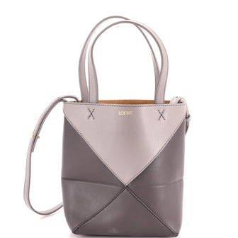 Loewe Puzzle Fold Tote Leather Mini