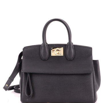 Salvatore Ferragamo Studio Satchel Leather Small