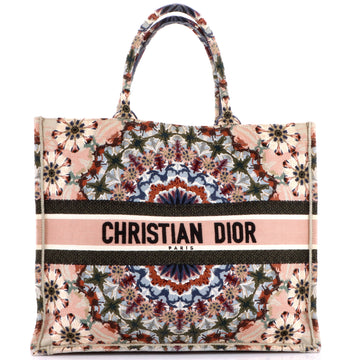 Christian Dior Book Tote KaleiDiorscopic Canvas Large