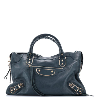 Balenciaga City Classic Metallic Edge Bag Leather Medium