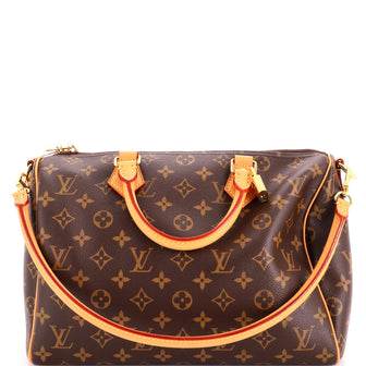 Louis Vuitton Speedy Soft Crafty Bandouliere Bag Monogram Canvas 30