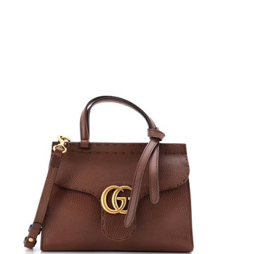 Gucci GG Marmont Top Handle Bag Leather Mini