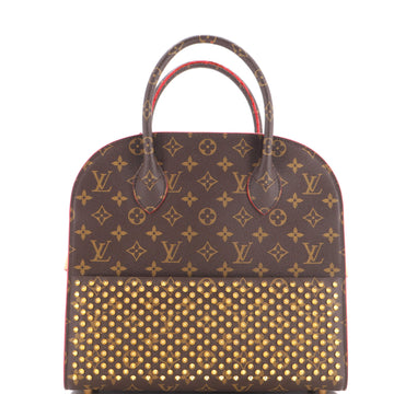 Louis Vuitton x Christian Louboutin Shopping Bag Calf Hair and Monogram Canvas