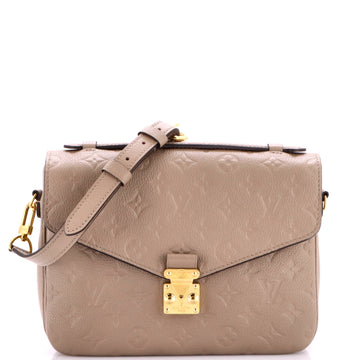 Louis Vuitton Pochette Metis Monogram Empreinte Leather East West