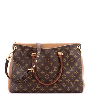 Louis Vuitton Pallas Tote Monogram Canvas with Leather