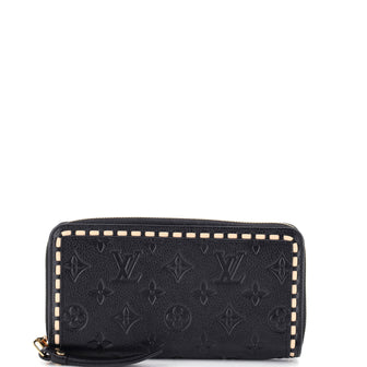Louis Vuitton Zippy Wallet Whipstitch Monogram Empreinte Leather