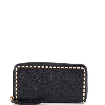 Louis Vuitton Zippy Wallet Whipstitch Monogram Empreinte Leather