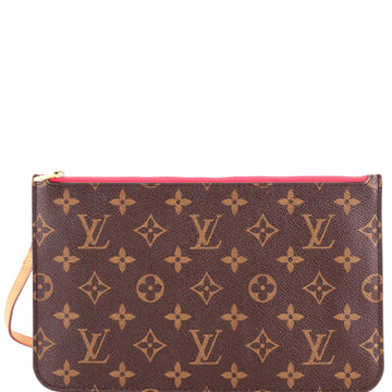 Louis Vuitton Neverfull Pochette Monogram Canvas Large