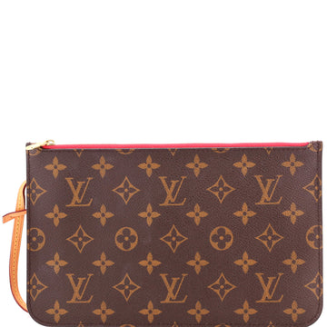 Louis Vuitton Neverfull Pochette Monogram Canvas Large