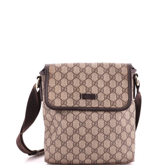 Gucci Flap Messenger GG Coated Canvas Small