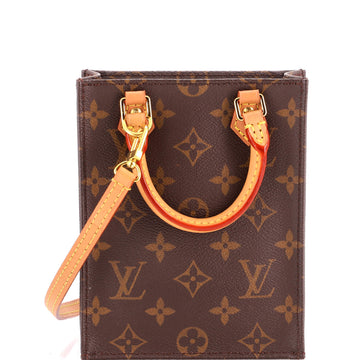 Louis Vuitton Petit Sac Plat Bag Monogram Canvas