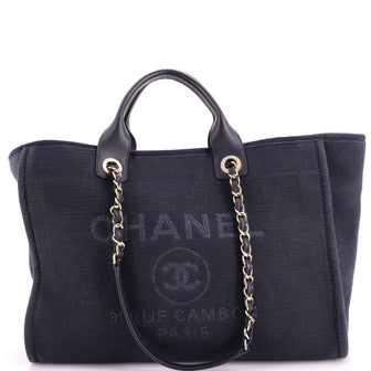 Chanel Deauville NM Tote Mixed Fibers Medium