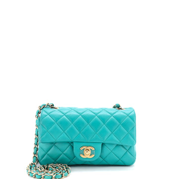 Chanel Classic Single Flap Bag Quilted Lambskin Mini