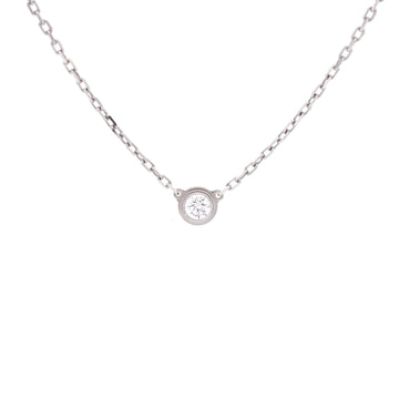 Cartier Cartier D'Amour Pendant Necklace 18K White Gold with Diamond Small