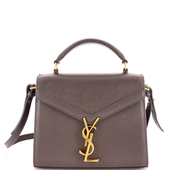 Saint Laurent Cassandra Top Handle Bag Leather Mini
