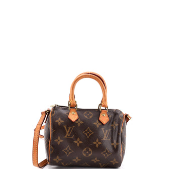 Louis Vuitton Speedy Bandouliere Bag Monogram Canvas Nano