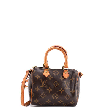 Louis Vuitton Speedy Bandouliere Bag Monogram Canvas Nano