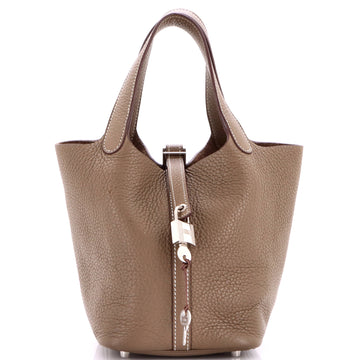 Hermes Picotin Lock Bag Clemence PM