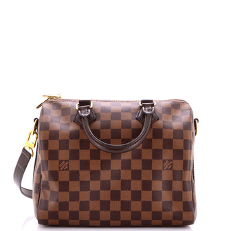 Louis Vuitton Speedy Bandouliere Bag Damier 25
