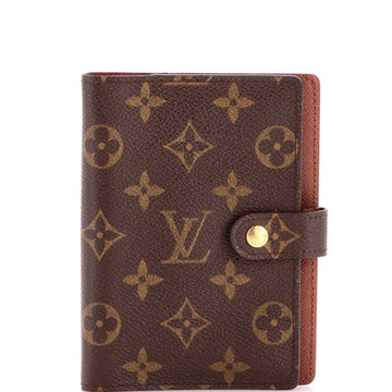 Louis Vuitton Ring Agenda Cover Monogram Canvas PM