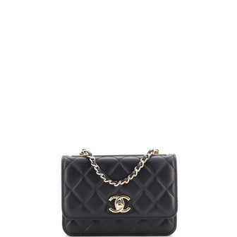 Chanel Trendy CC Wallet on Chain Quilted Lambskin Mini