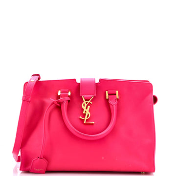 Saint Laurent Monogram Cabas Leather Small