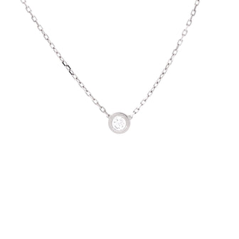 Cartier Cartier D'Amour Pendant Necklace 18K White Gold with Diamond Large
