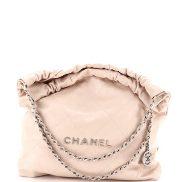 Chanel 22 Chain Hobo Quilted Calfskin Medium