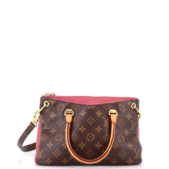 Louis Vuitton Pallas Tote Monogram Canvas with Leather BB