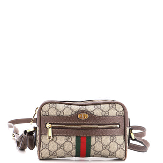 Gucci Ophidia Shoulder Bag GG Coated Canvas Mini