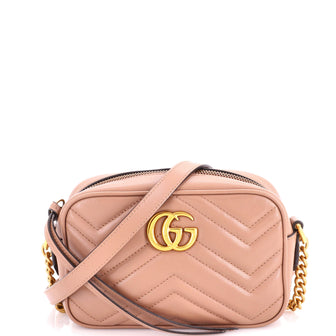 Gucci GG Marmont Shoulder Bag Matelasse Leather Mini