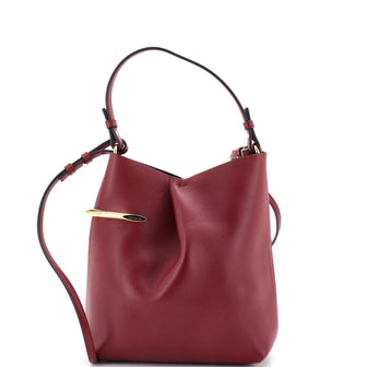 Givenchy Pinch Me Pouch Bucket Bag Leather