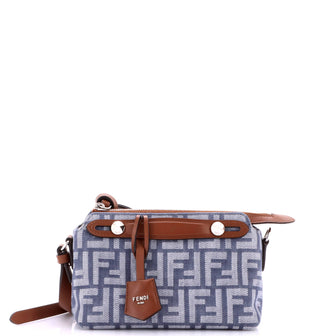 Fendi By The Way Satchel Zucca Denim Mini