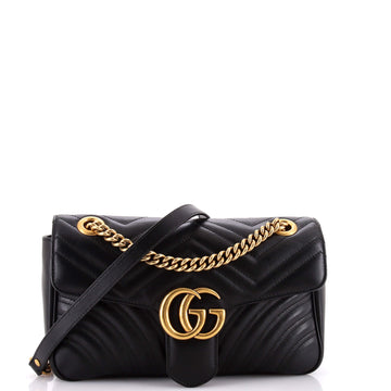 Gucci GG Marmont Flap Bag Matelasse Leather Small
