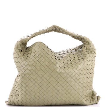 Bottega Veneta Hop Hobo Intrecciato Leather Large